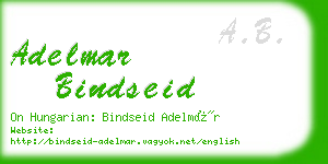 adelmar bindseid business card